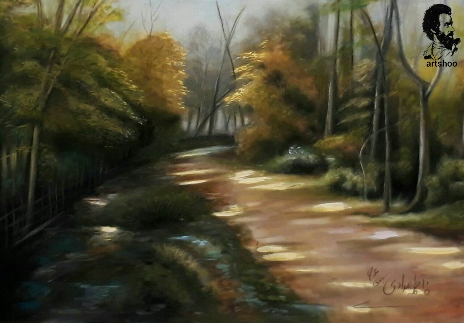 نقاشی پاستل اورژینال